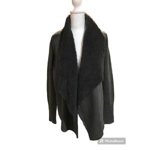 Wishlist‎ Blend Cardigan Medium Women's Open Front Sweater*